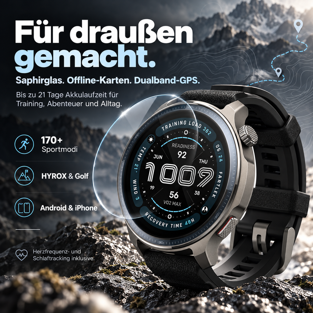 Smartwatch-Fitness- und Lifestyle-Überwachung