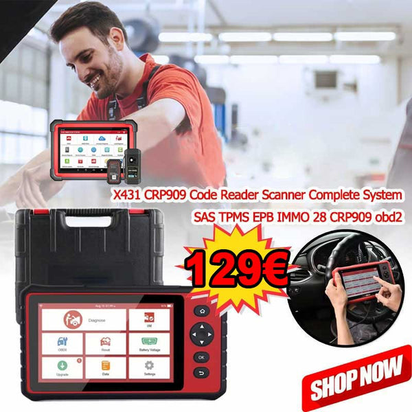 Der Launch OBD-Autoscanner kommt offiziell auf den europäischen Markt. Der Launch X431 CRP909 OBD-Scanner ist ab sofort in begrenzter Stückzahl zum Sonderpreis von nur 129 Euro erhältlich.