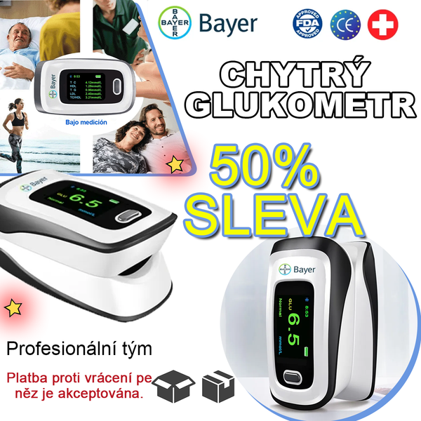 【12 v 1】 Nejnovější neinvazivní inteligentní glukometr od společnosti Bayer