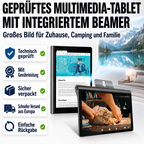 10,1″ Multimedia-Tablet mit Beamer