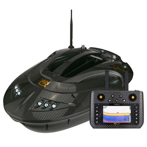 Barca per esche supportata da GPS con navigazione precisa, sonar fishfinder integrato, alimentazione e ritorno automatici – per trovare facilmente i pesci e aumentare il successo della pesca.