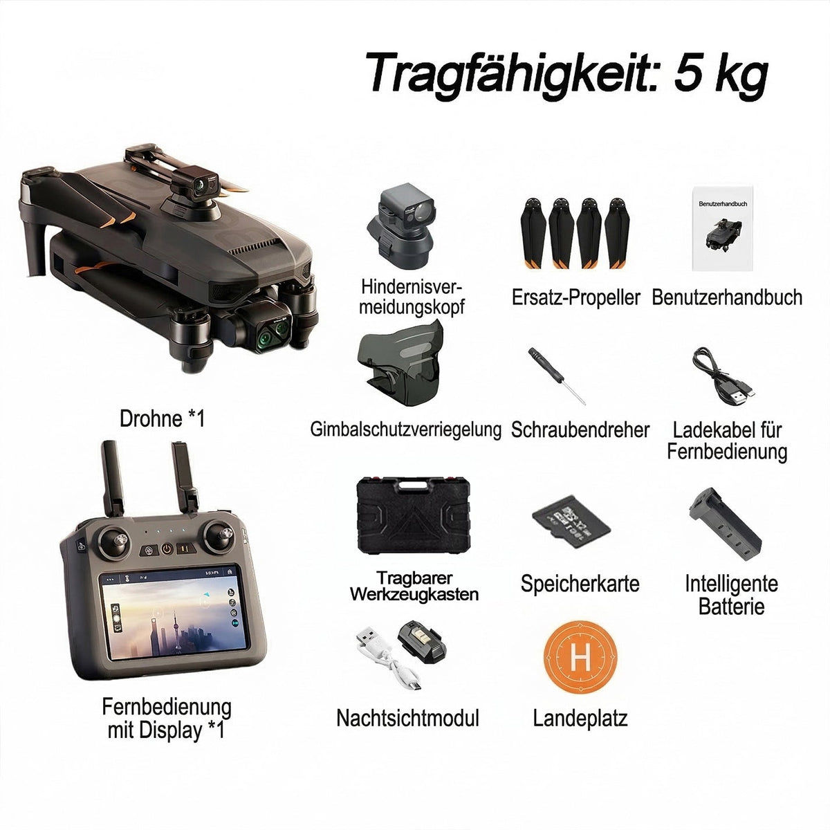 RKFOD Falcon T20-Wärmebilddrohne