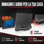 Tablet multimediale da 10,1″ con proiettore