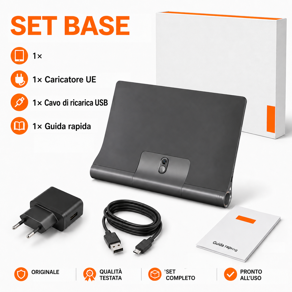Tablet multimediale da 10,1″ con proiettore